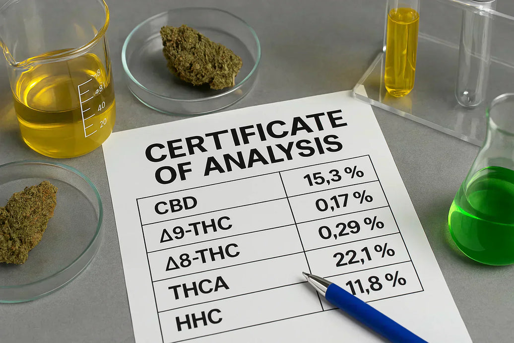Tests en laboratoire / Certificats d'analyse