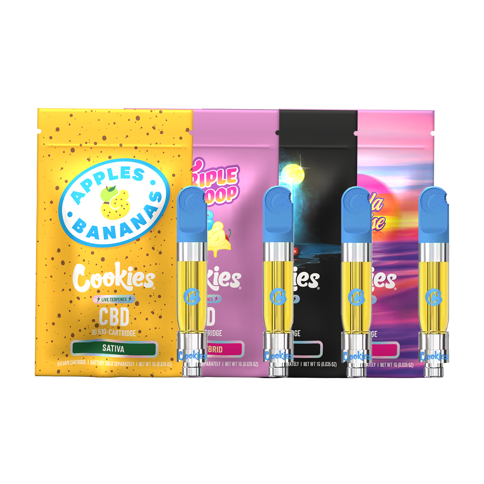 CBD Cartridge Pack x 4