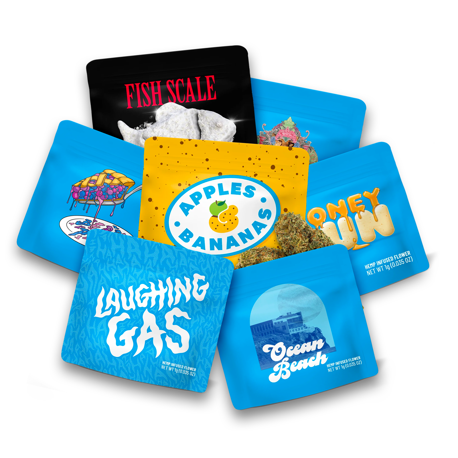 Infused Flowers Pack x 8