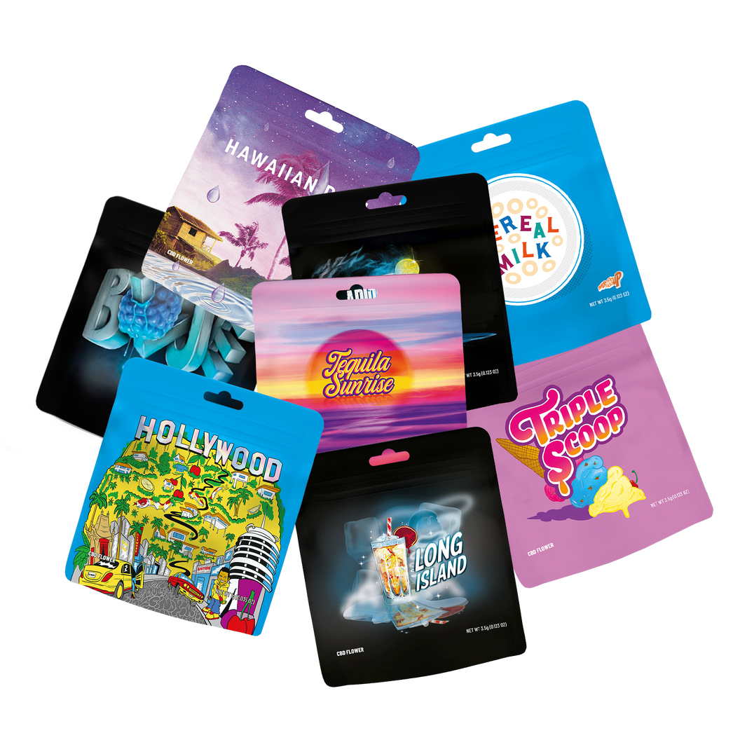 CBD Flower Pack x 8
