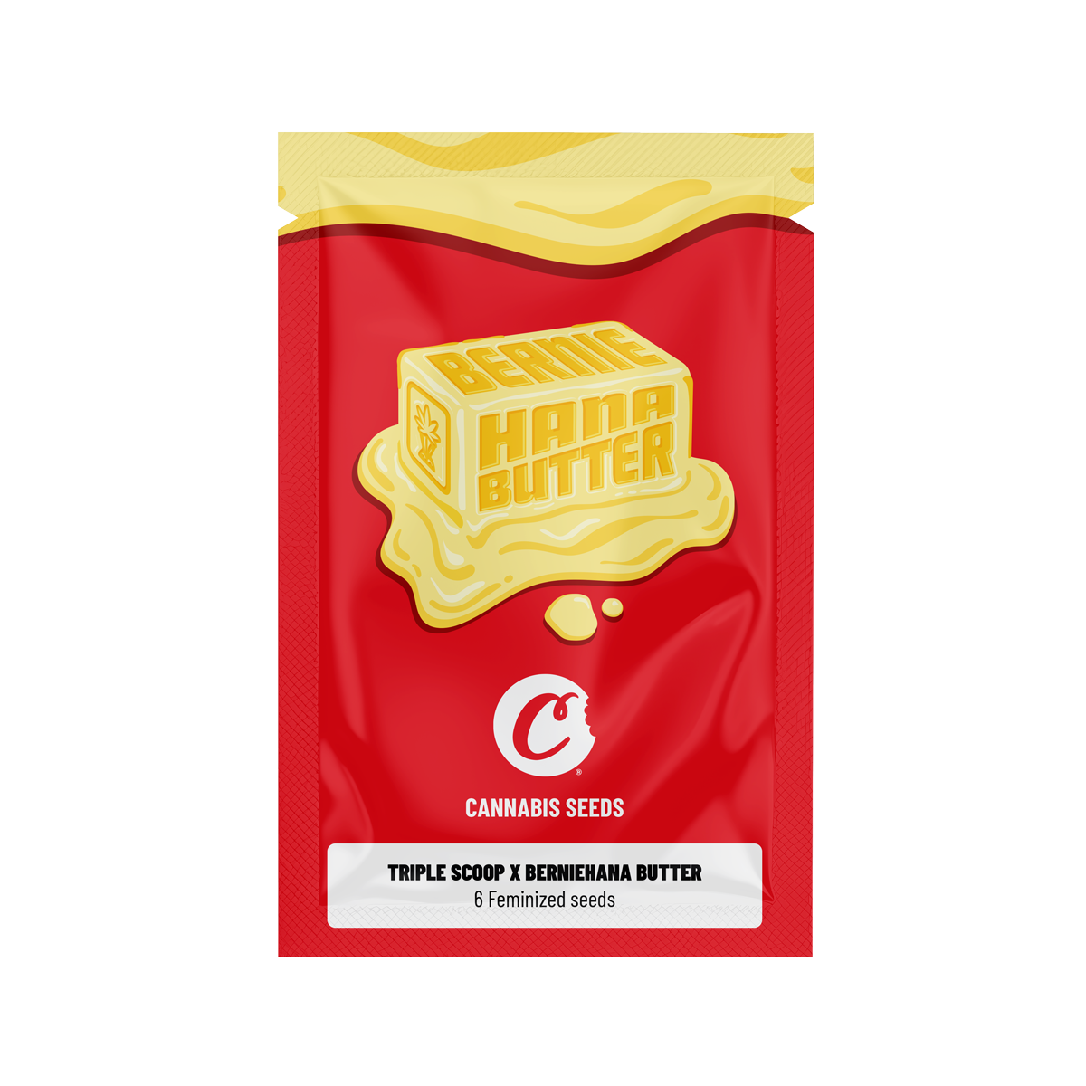 Feminized Seeds Triple Scoop x Berniahana Butter COOKIES (x6)