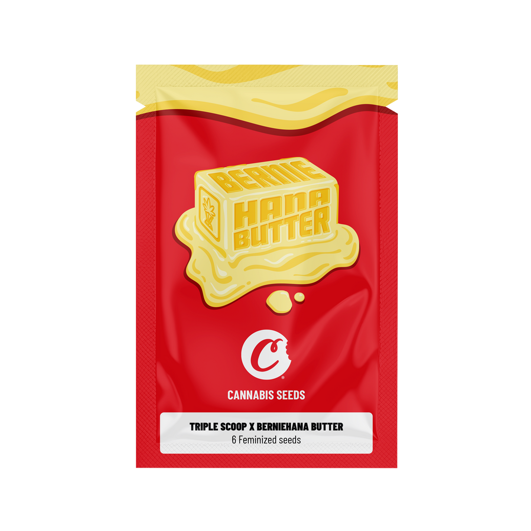 Feminized Seeds Triple Scoop x Berniahana Butter COOKIES (x6)