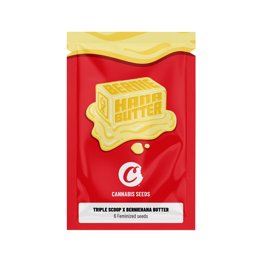 Feminized Seeds Triple Scoop x Berniahana Butter COOKIES (x6)